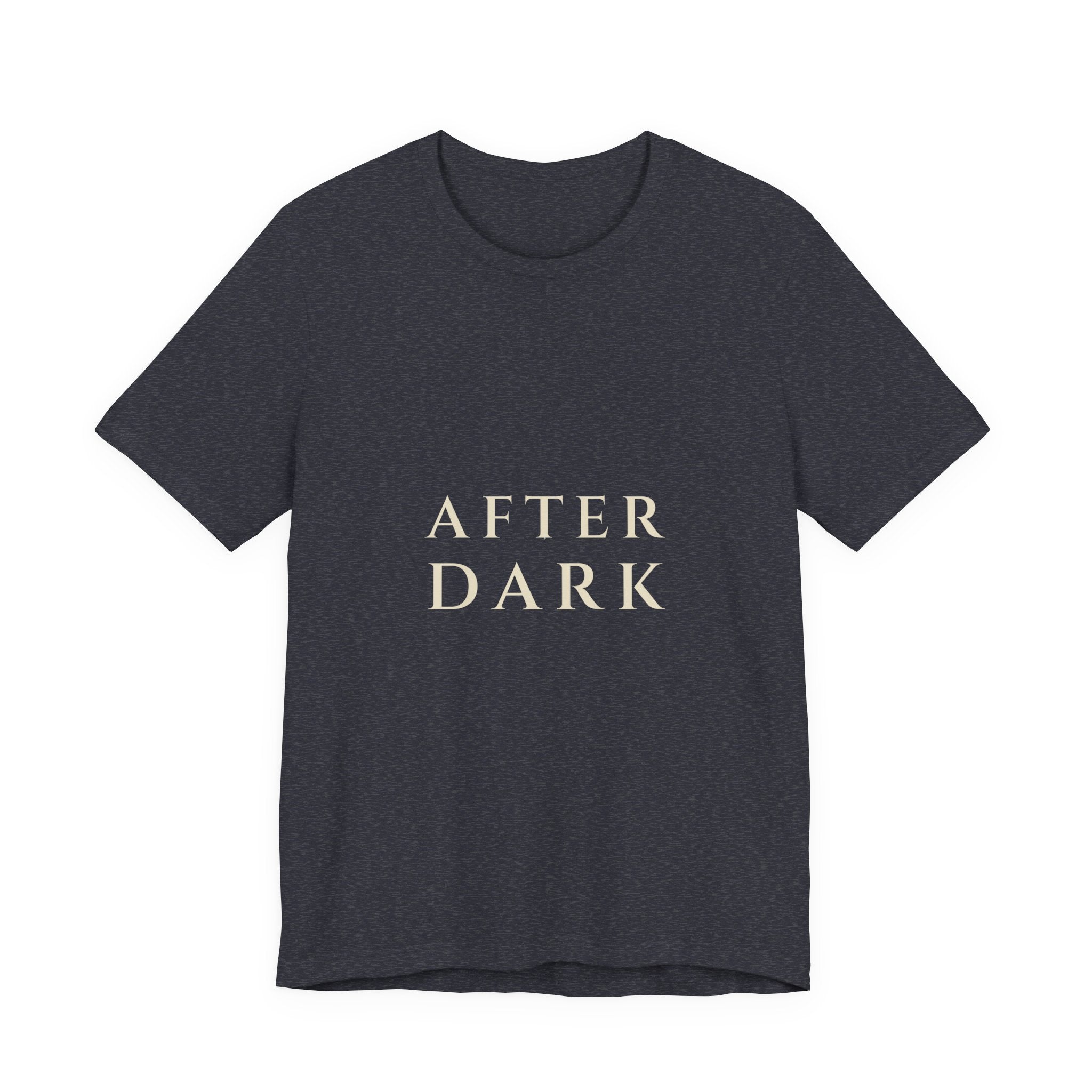 After Dark Tee — Stacked Serif | Moon Wild