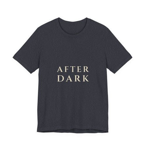After Dark Tee — Stacked Serif | Moon Wild