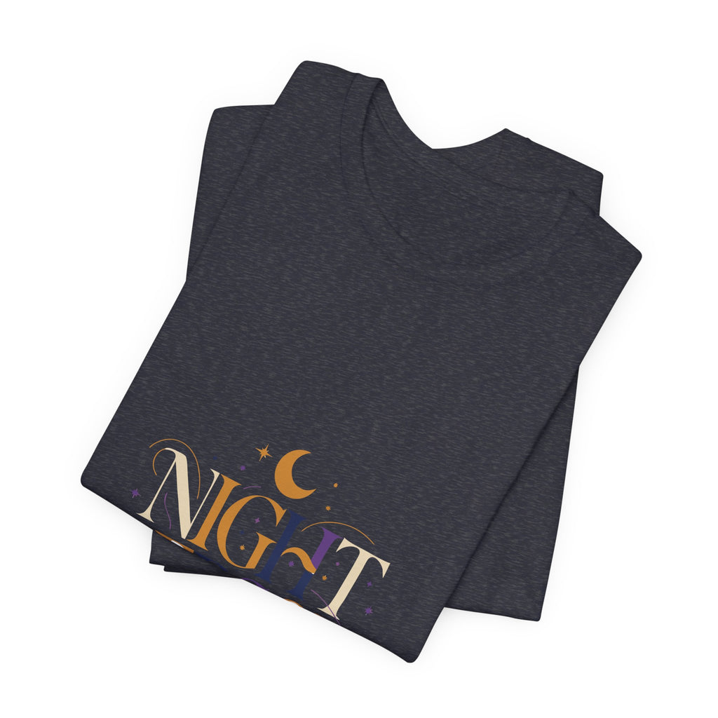 Night Person Tee - Celestial Serif | Moon Wild