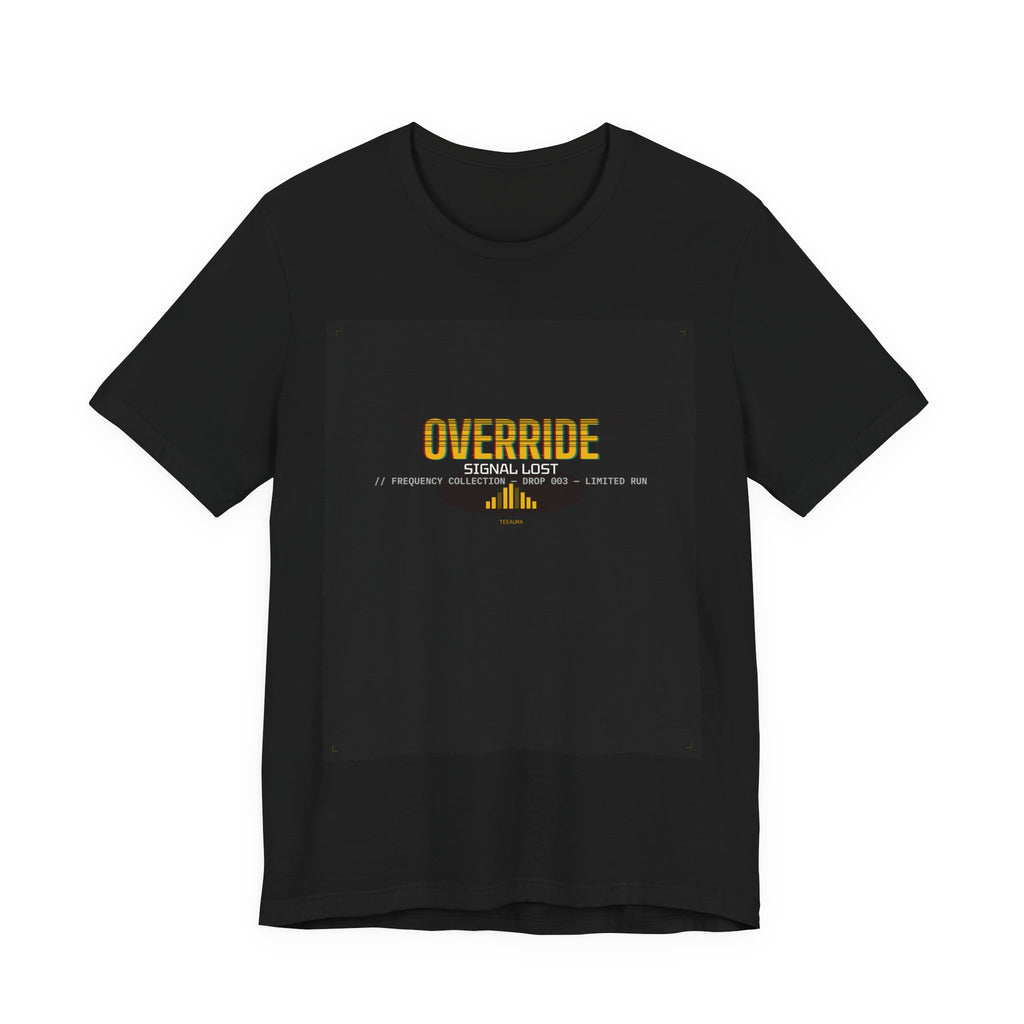 Override Tee — Vintage Signal | Moon Wild