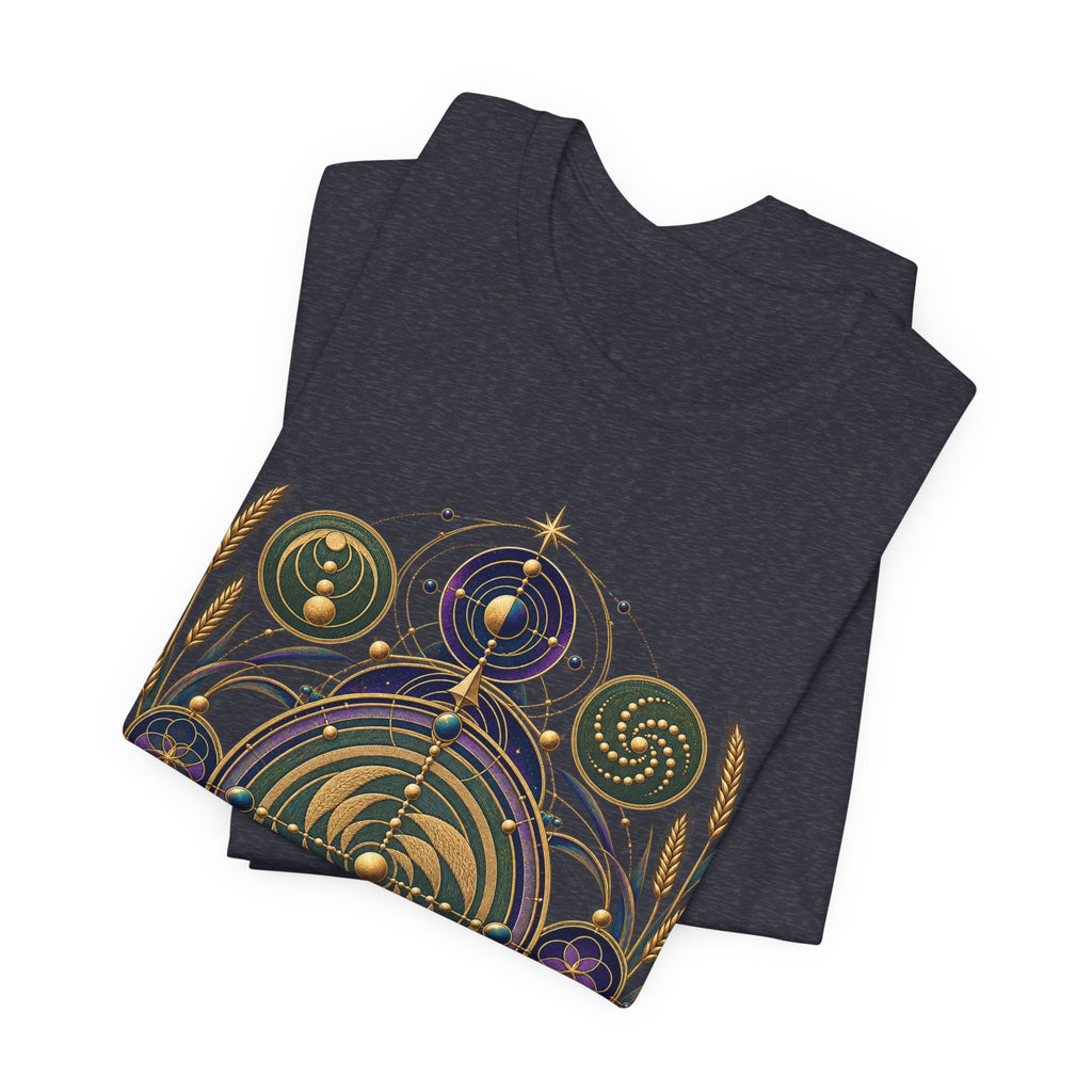 Crop Circle Cartography Tee - Celestial Geometry | Moon Wild
