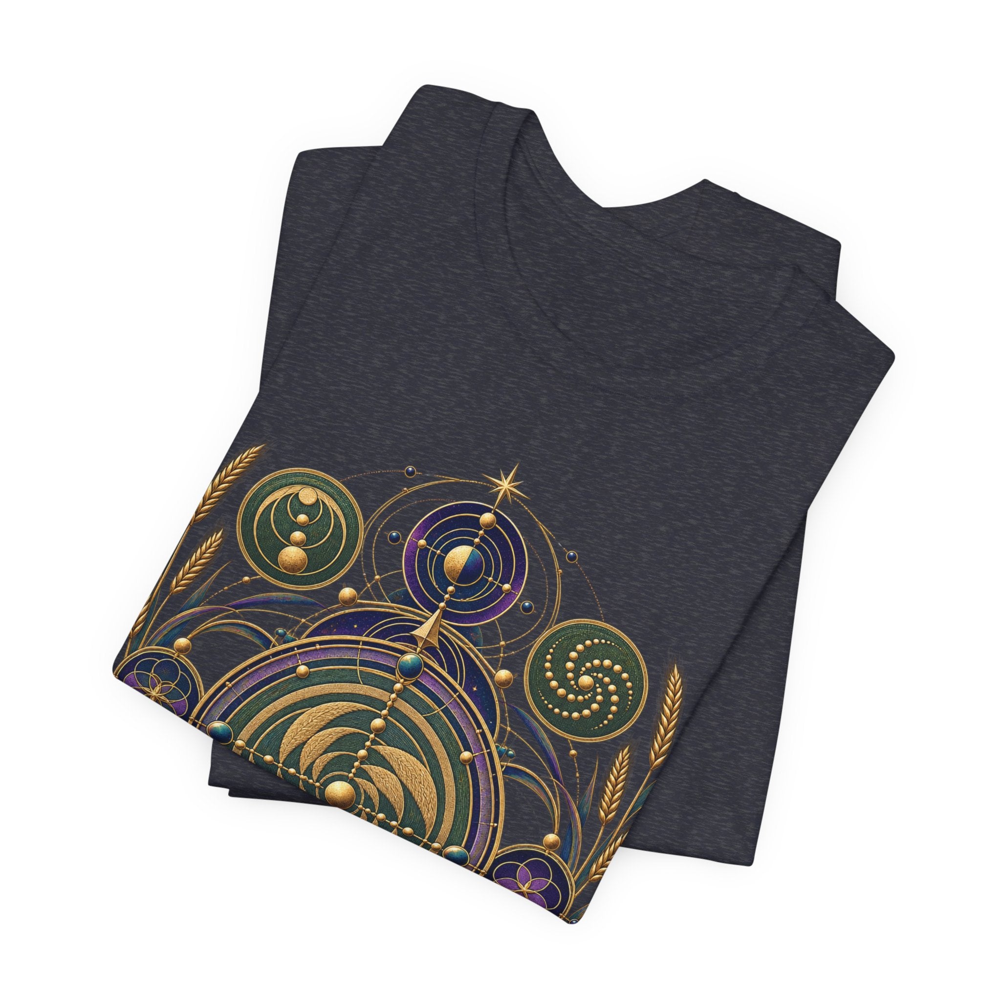 Crop Circle Cartography Tee - Celestial Geometry | Moon Wild