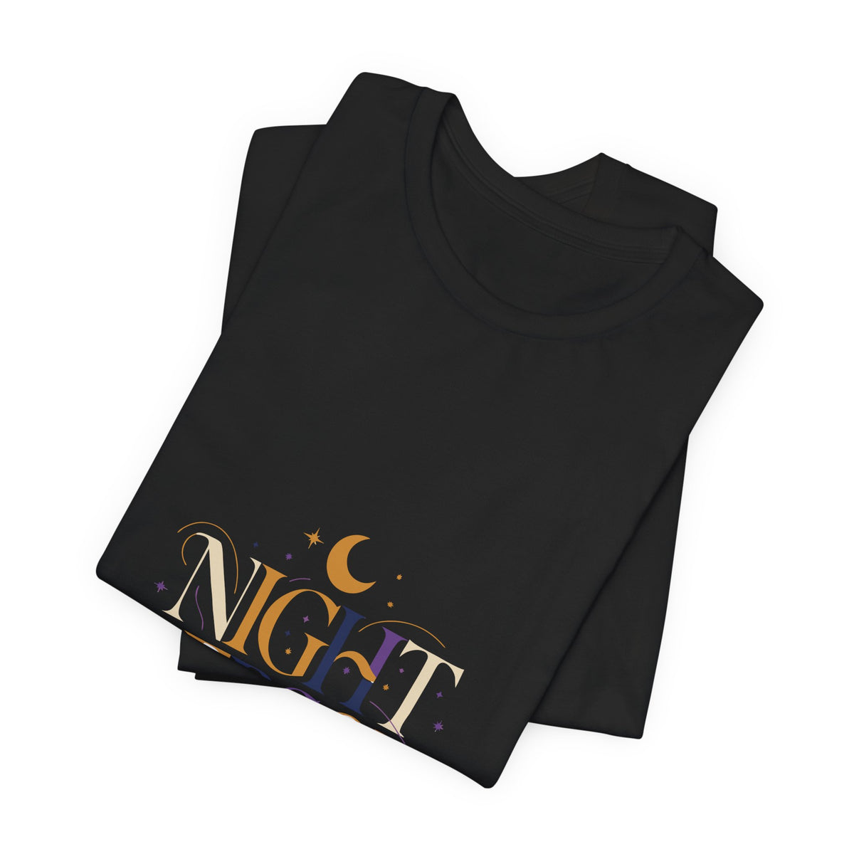 Night Person Tee - Celestial Serif | Moon Wild