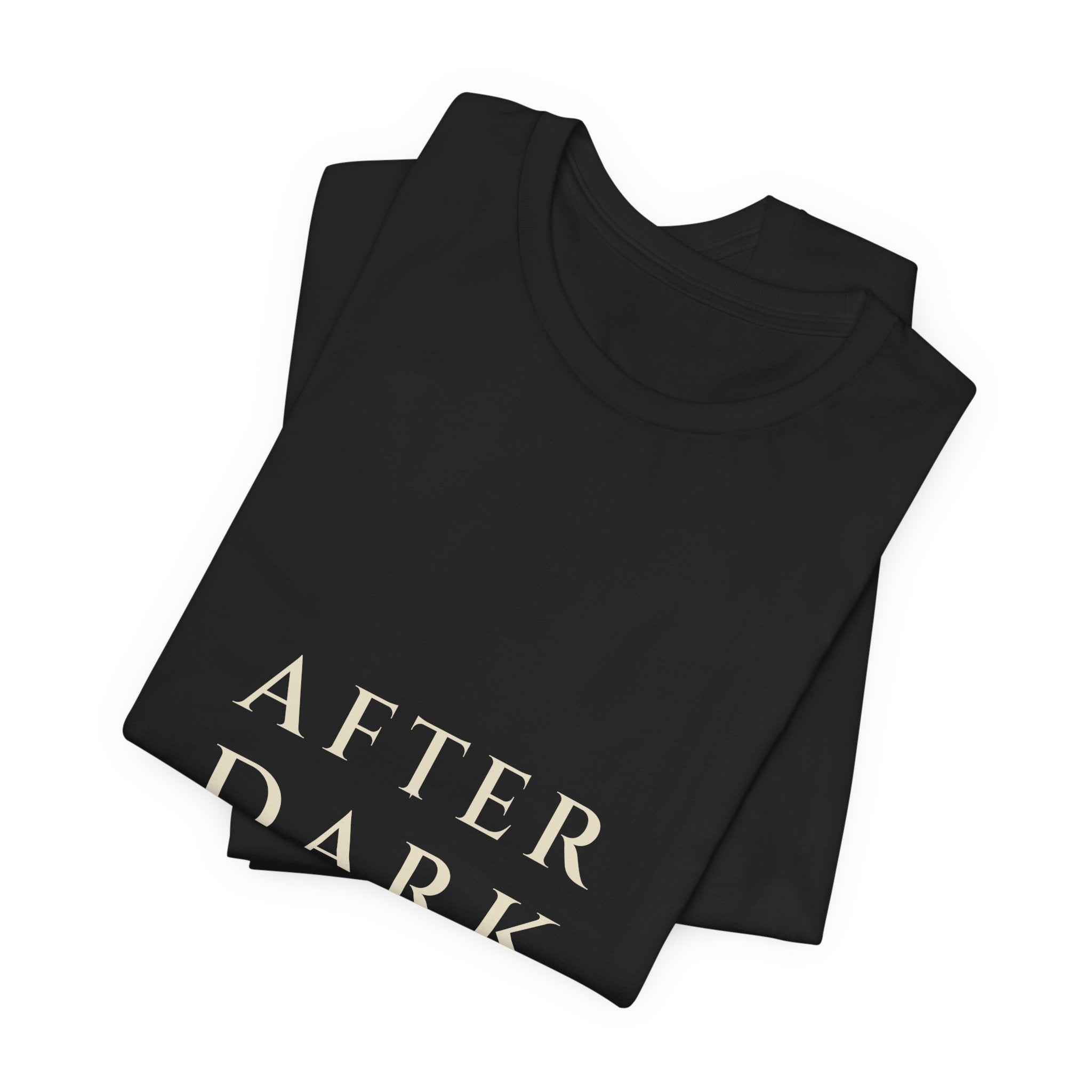 After Dark Tee — Stacked Serif | Moon Wild