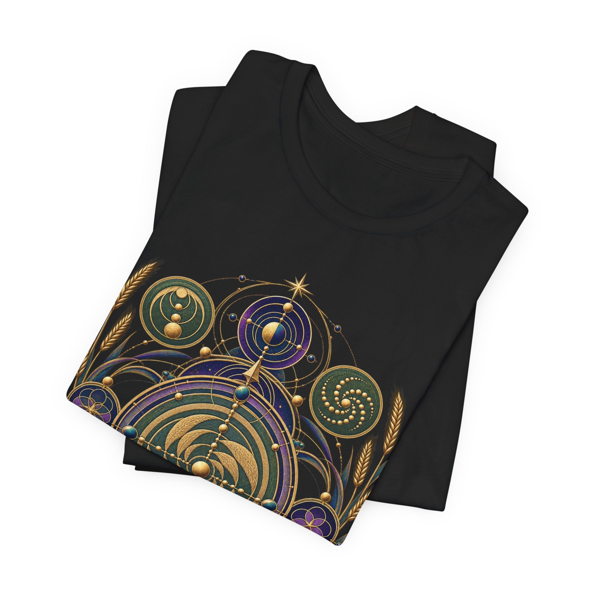 Crop Circle Cartography Tee - Celestial Geometry | Moon Wild