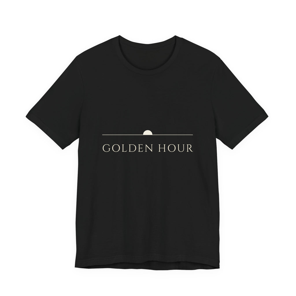 Golden Hour Tee — Sunrise Line Serif | Moon Wild