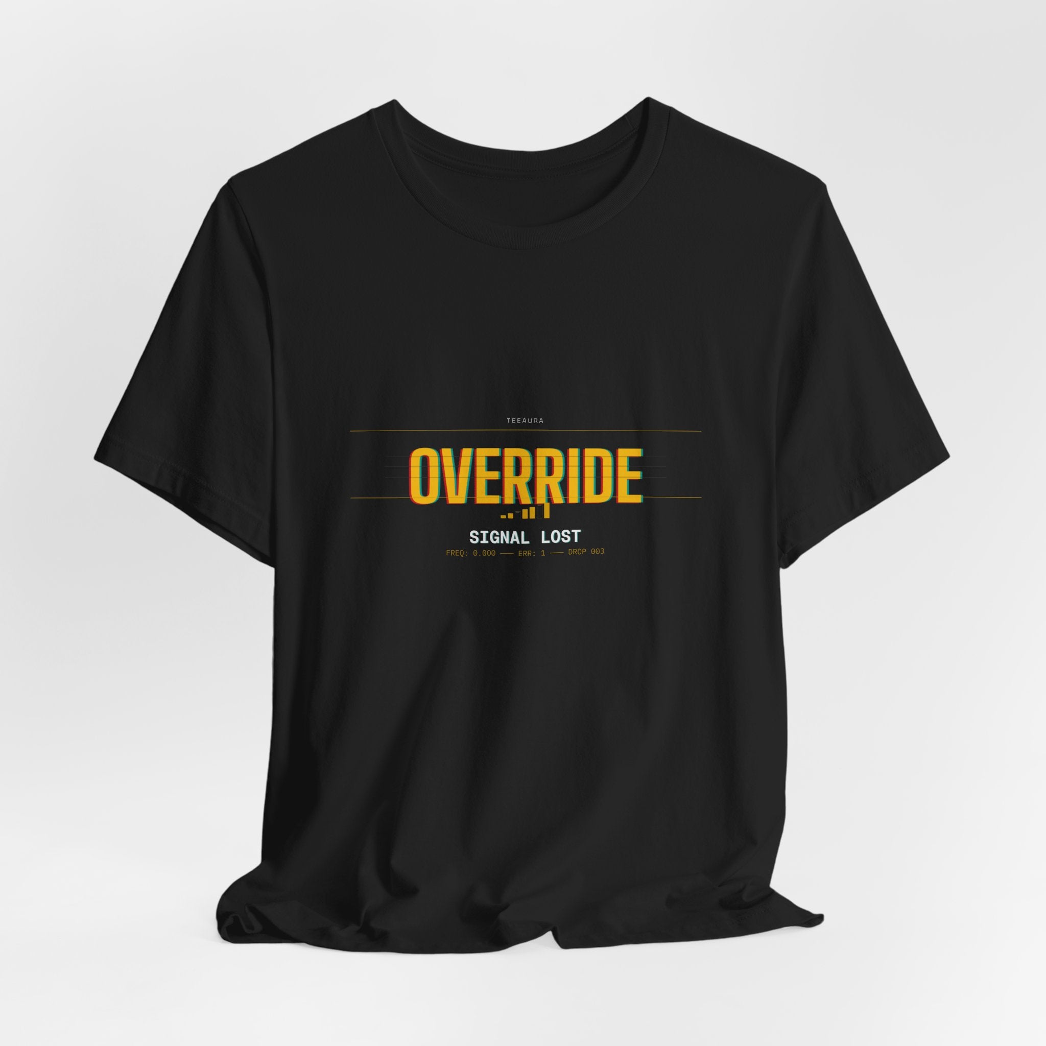 Override Tee — Minimal Text | Moon Wild