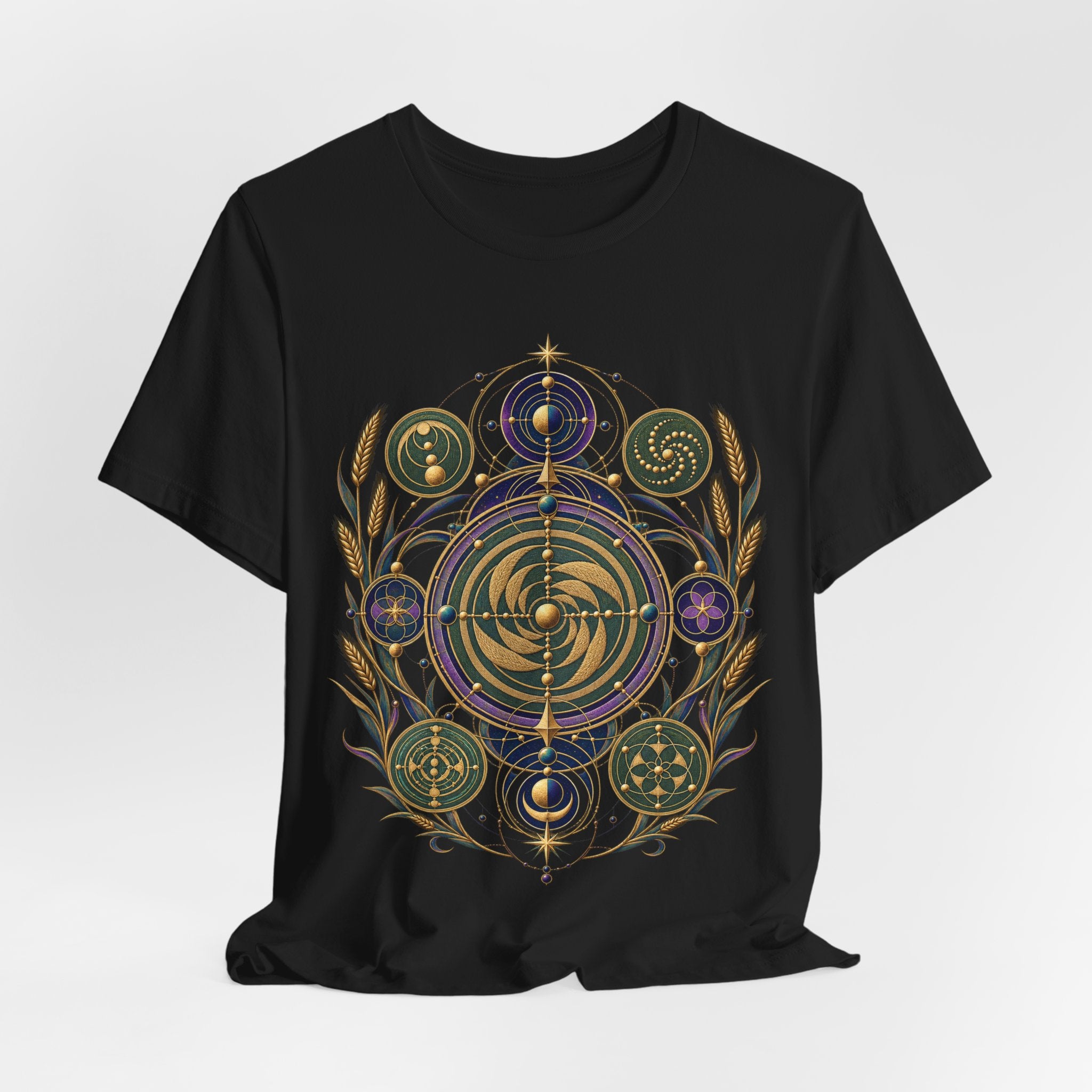 Crop Circle Cartography Tee - Celestial Geometry | Moon Wild