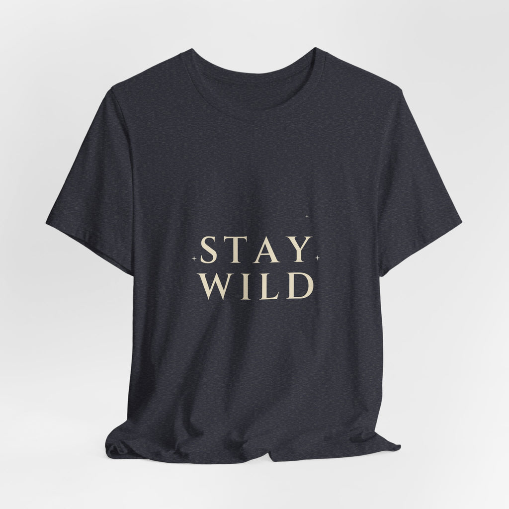 Stay Wild Tee — Stacked Serif | Moon Wild