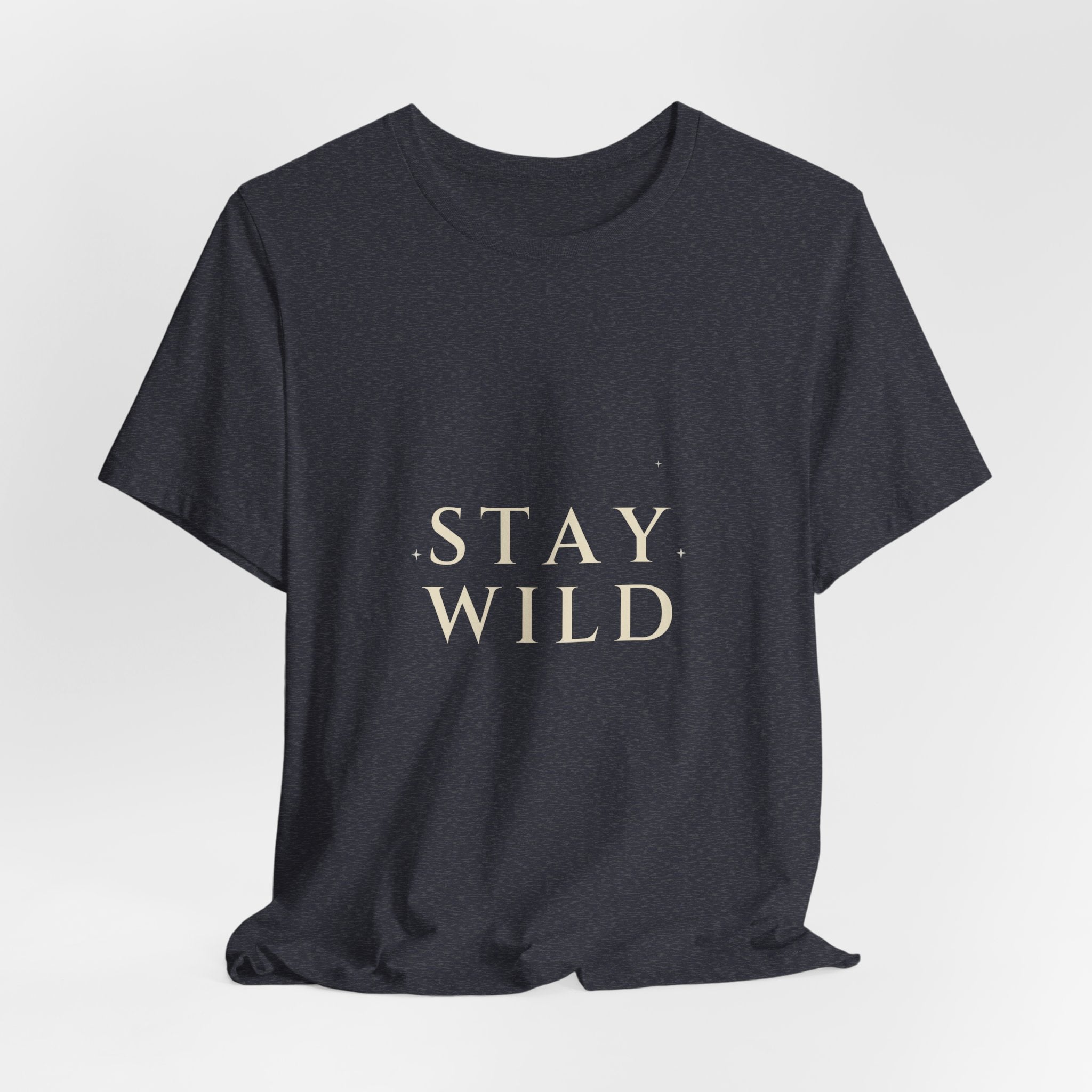 Stay Wild Tee — Stacked Serif | Moon Wild