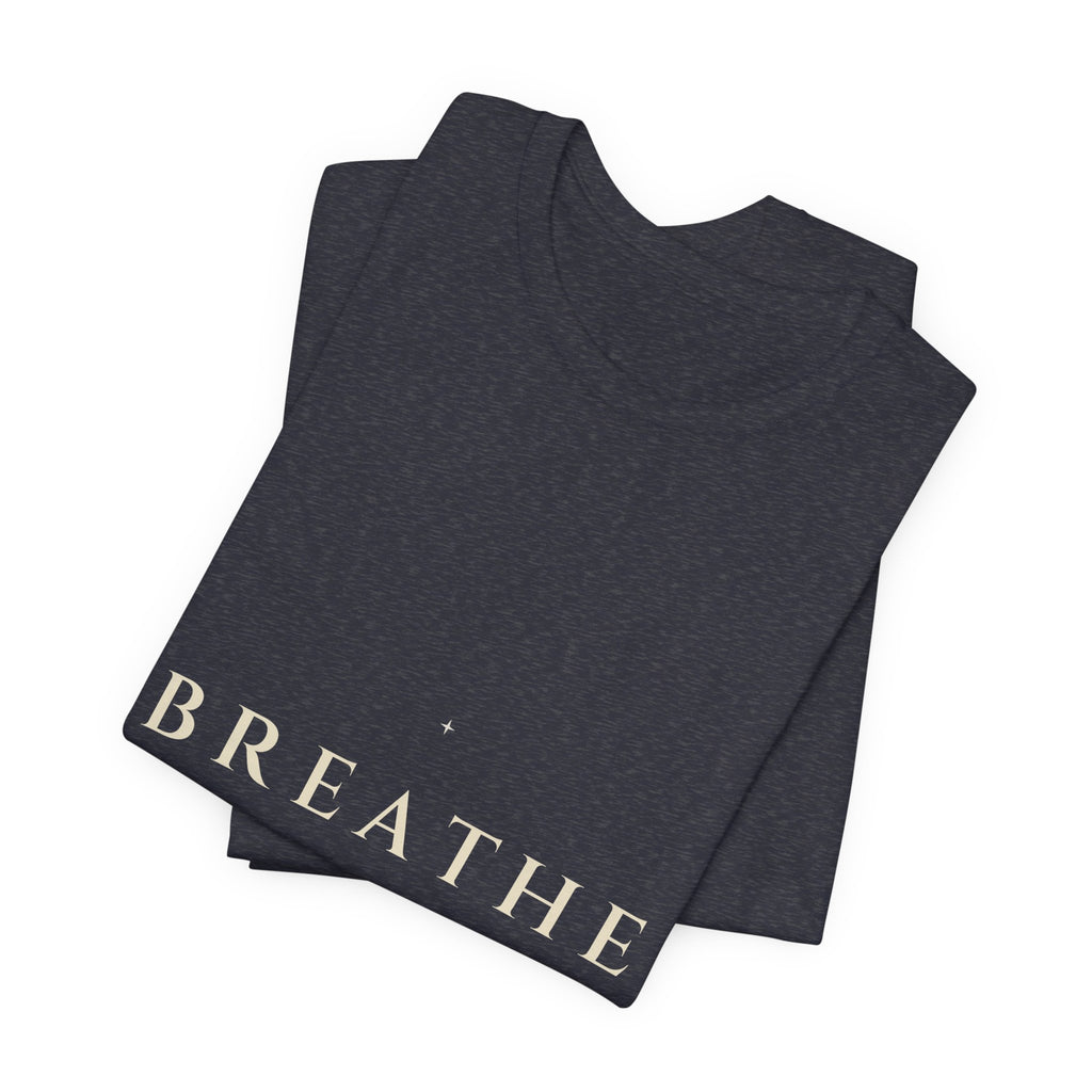 Breathe Tee — Wide Serif | Moon Wild