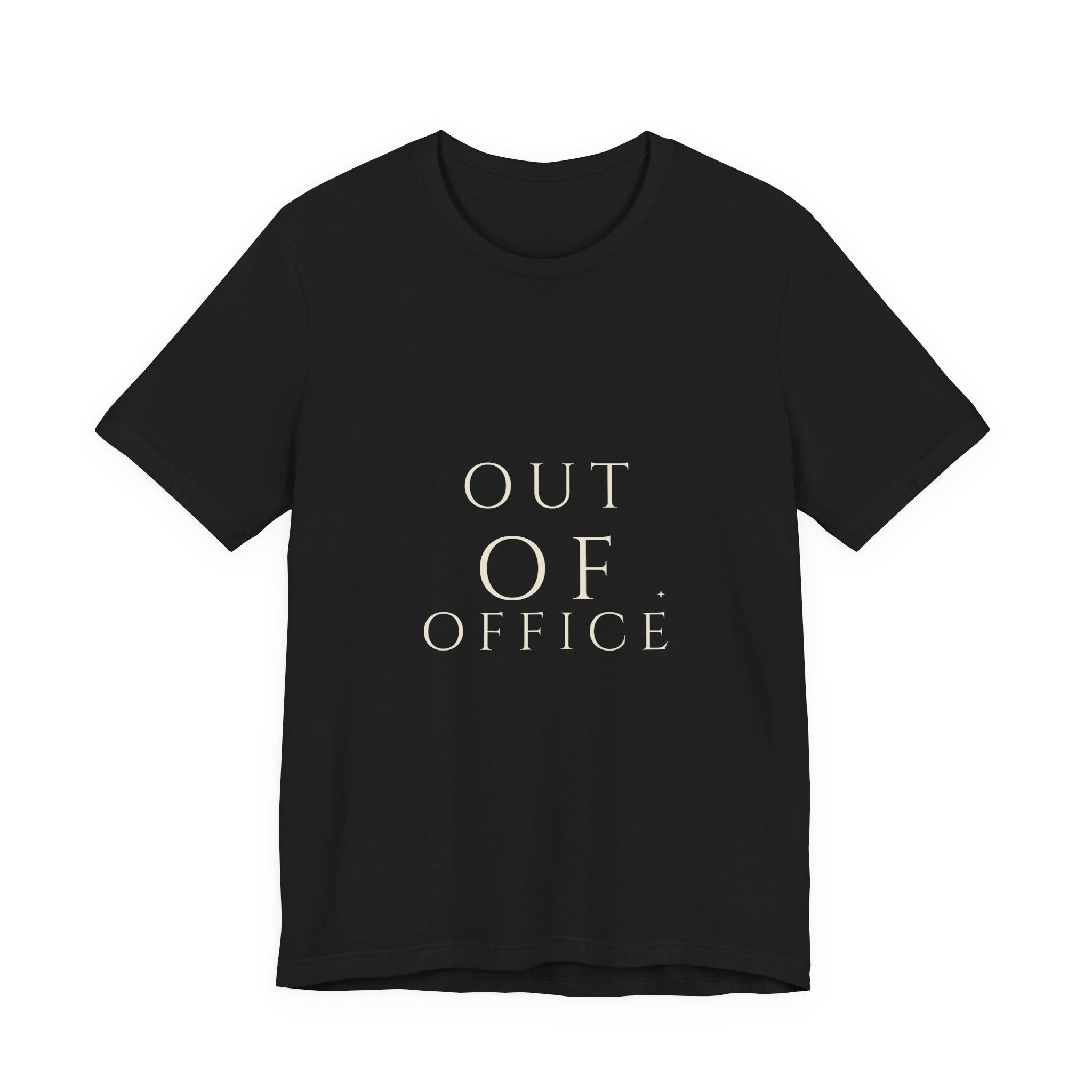 Out Of Office Tee - Stacked Serif | Moon Wild