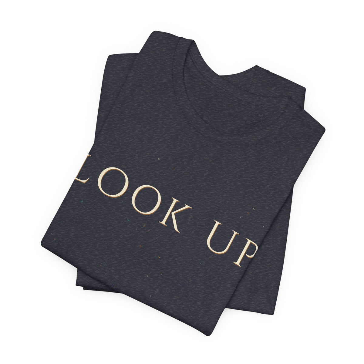 Look Up Tee — Celestial Serif | Moon Wild