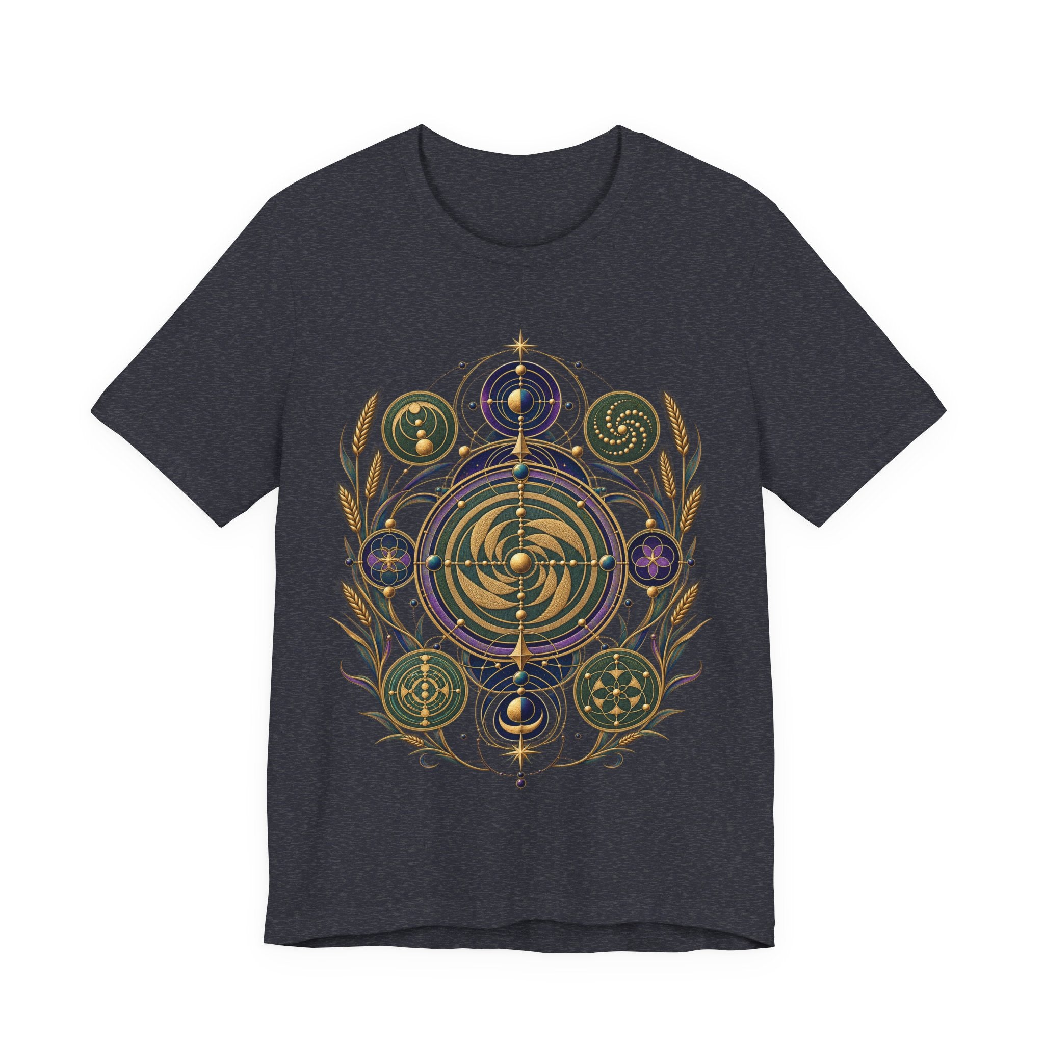 Crop Circle Cartography Tee - Celestial Geometry | Moon Wild