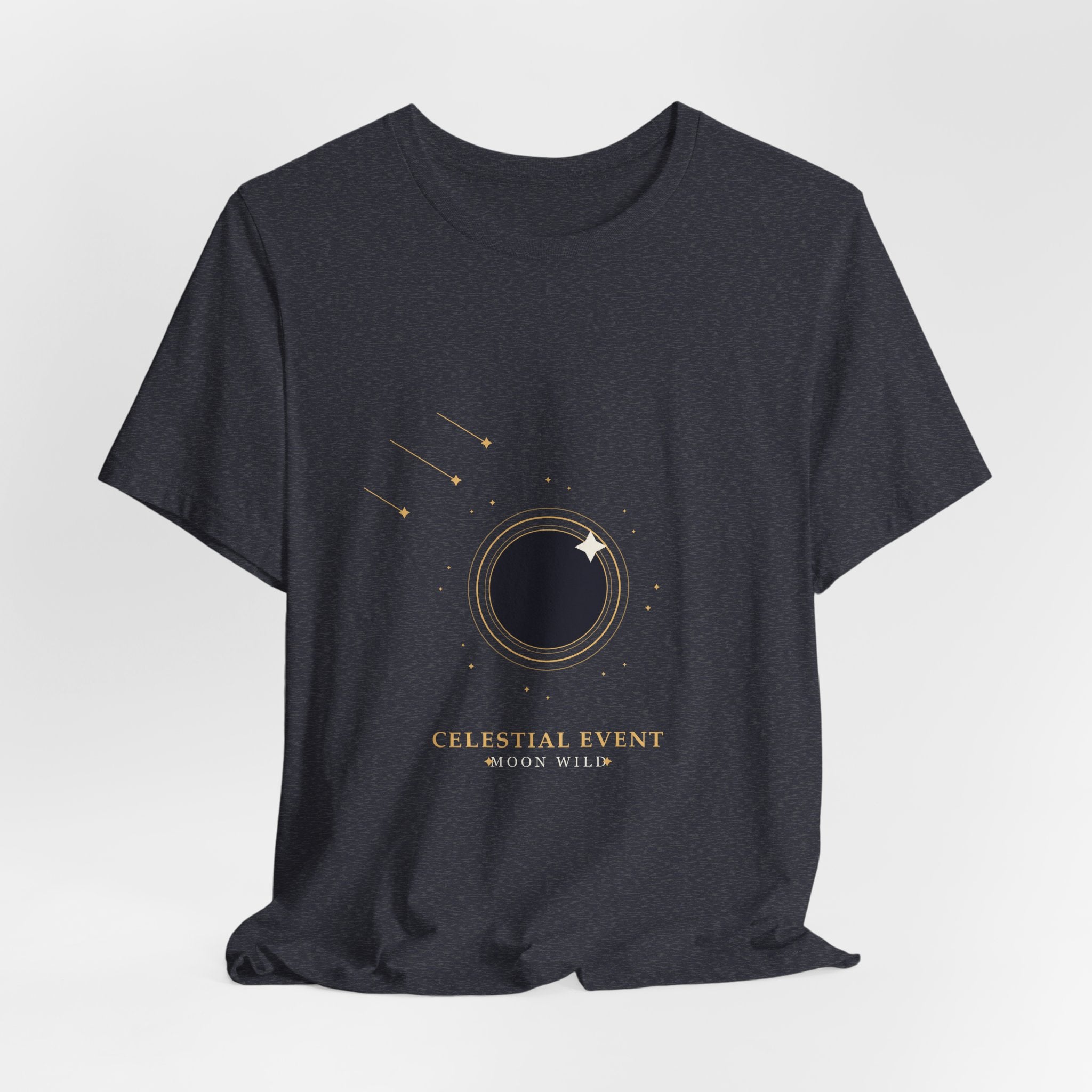 Celestial Event Tee - Eclipse Moon & Meteor Graphic