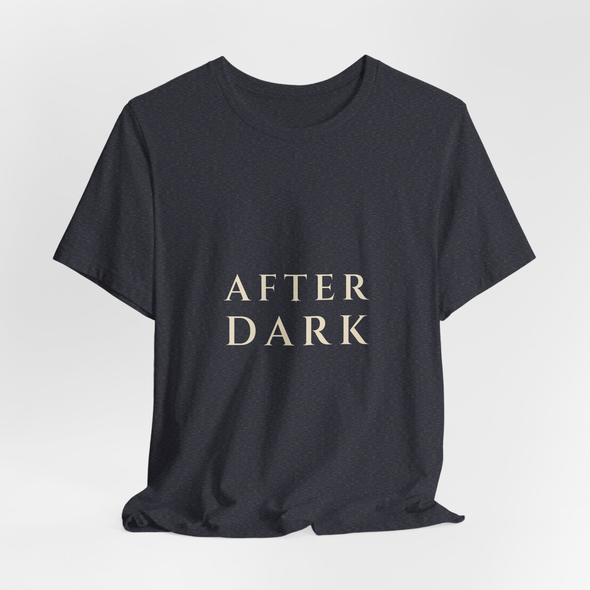 After Dark Tee — Stacked Serif | Moon Wild