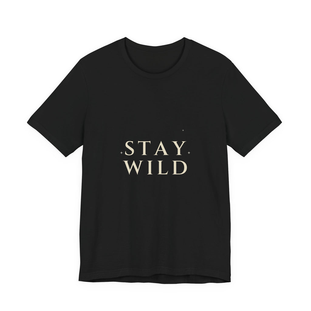 Stay Wild Tee — Stacked Serif | Moon Wild