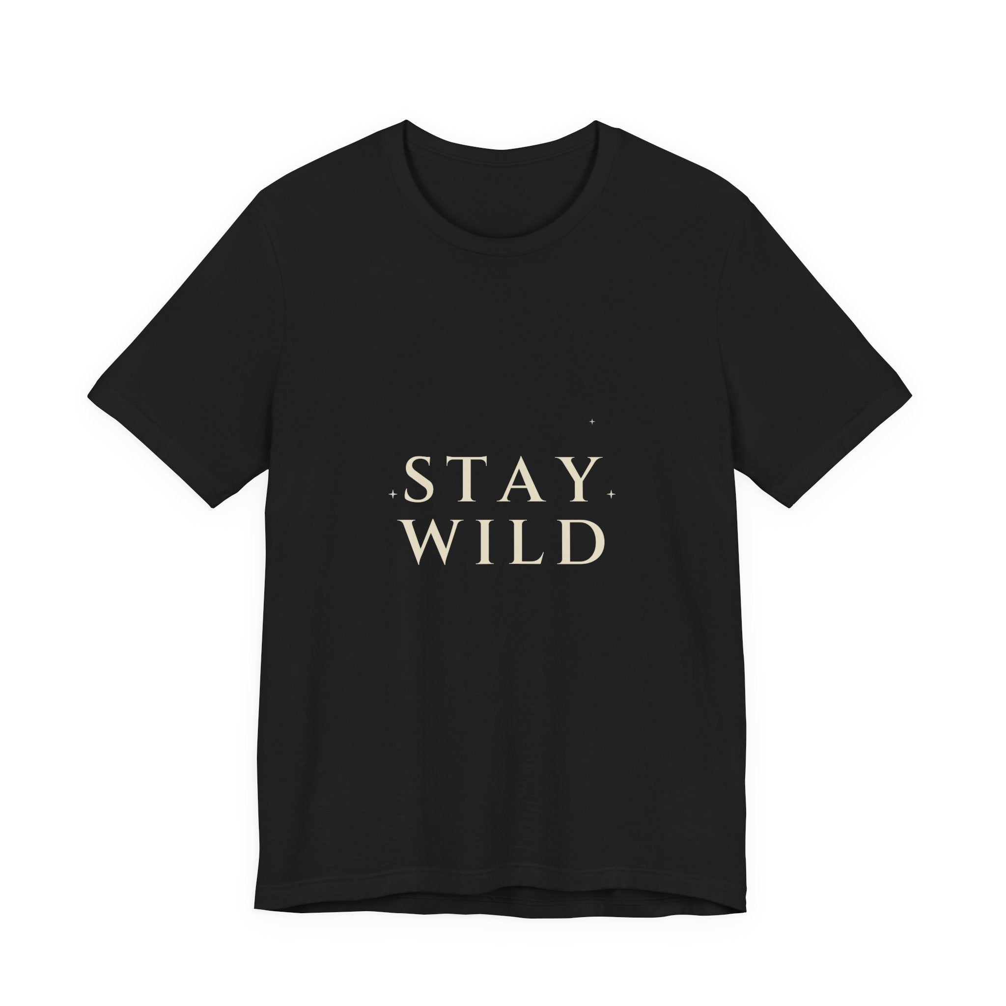 Stay Wild Tee — Stacked Serif | Moon Wild