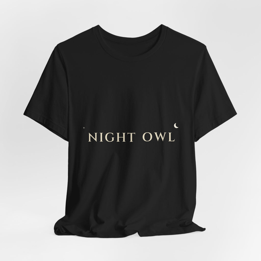 Night Owl Tee — Crescent Serif | Moon Wild