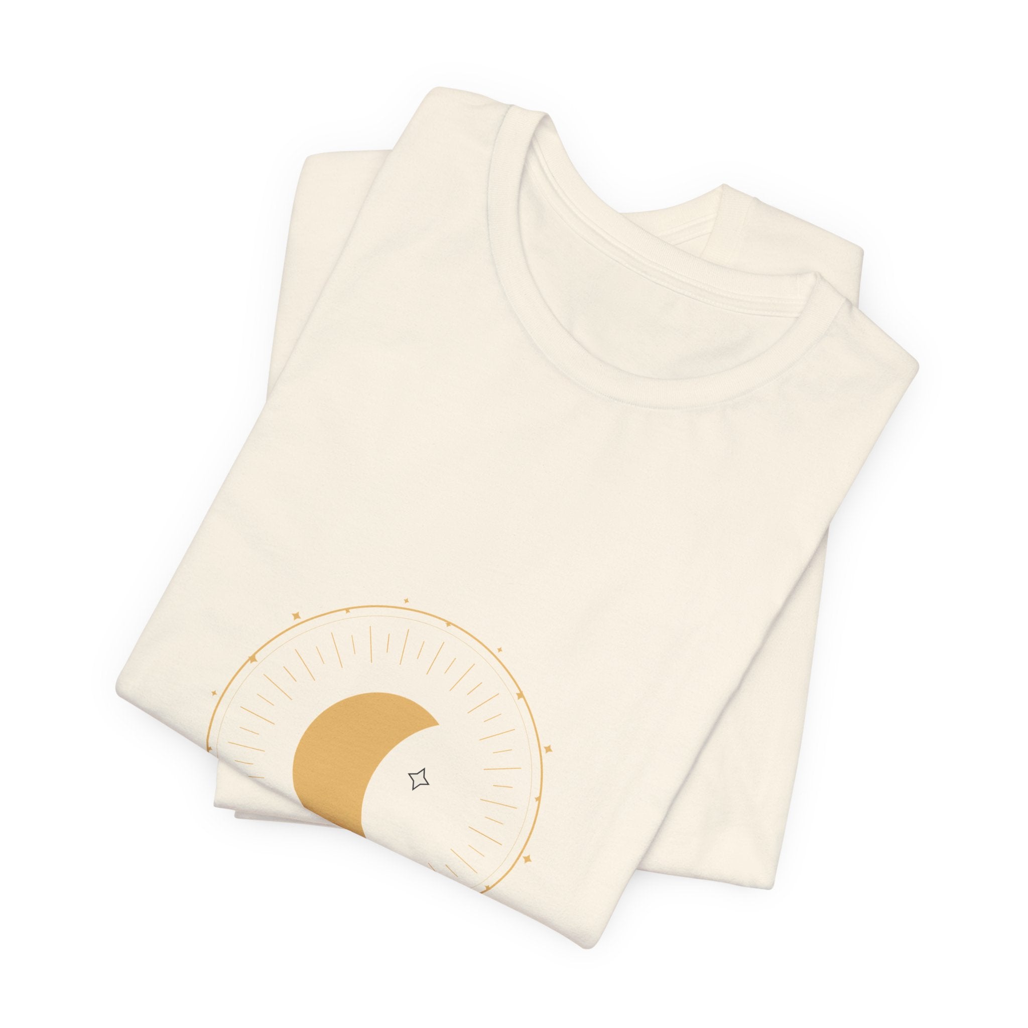 Nightfall Emblem Tee — Celestial Crescent Crest
