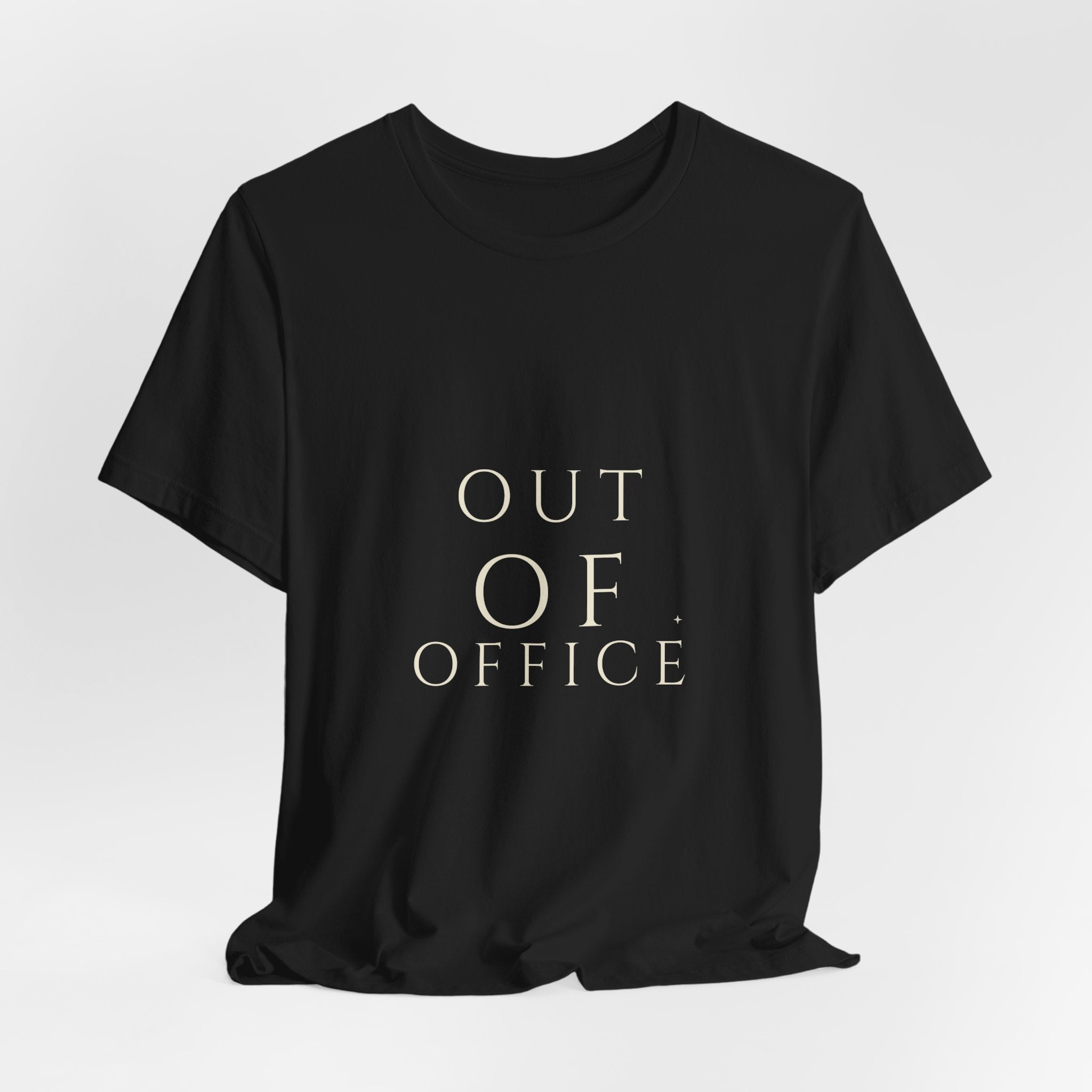 Out Of Office Tee - Stacked Serif | Moon Wild