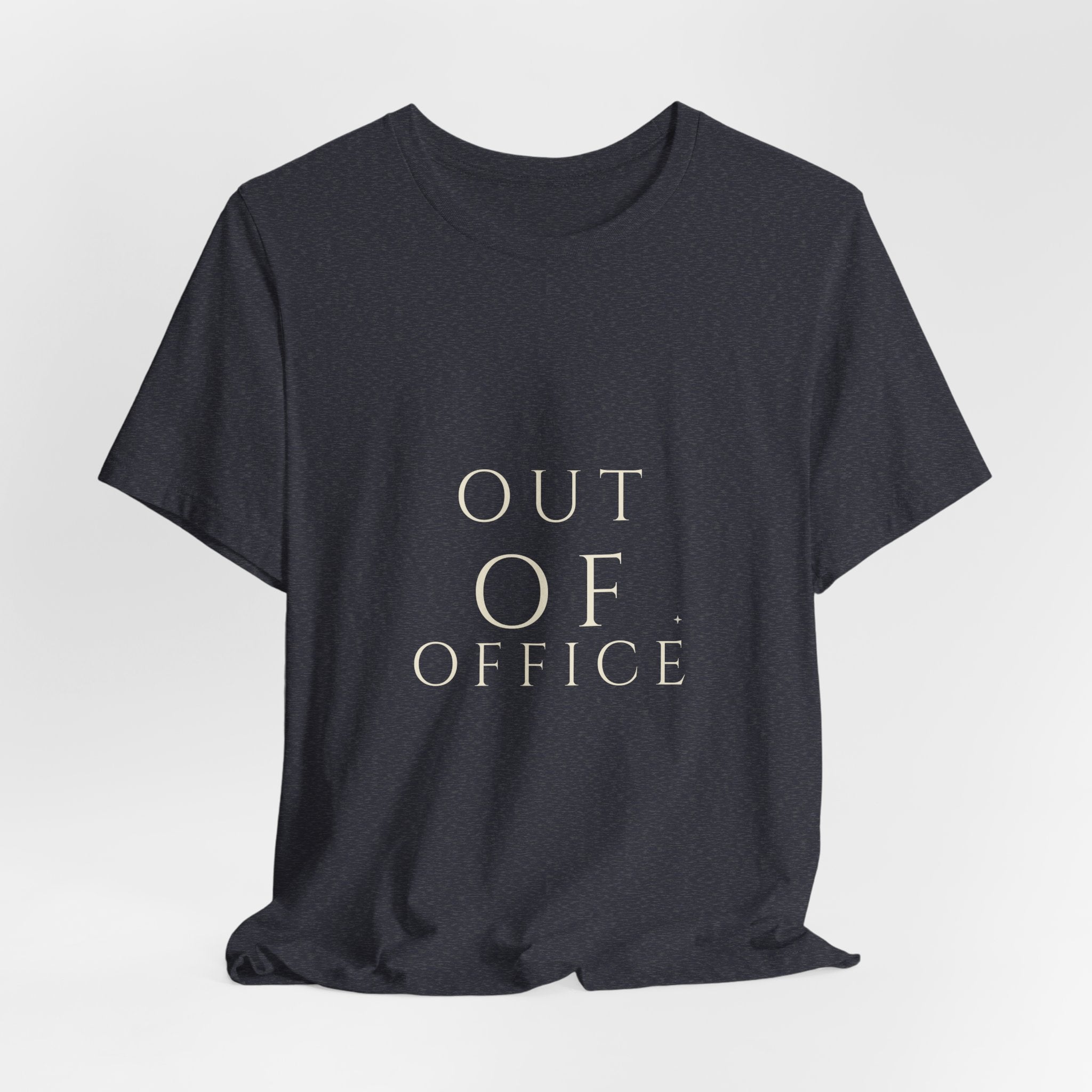 Out Of Office Tee - Stacked Serif | Moon Wild