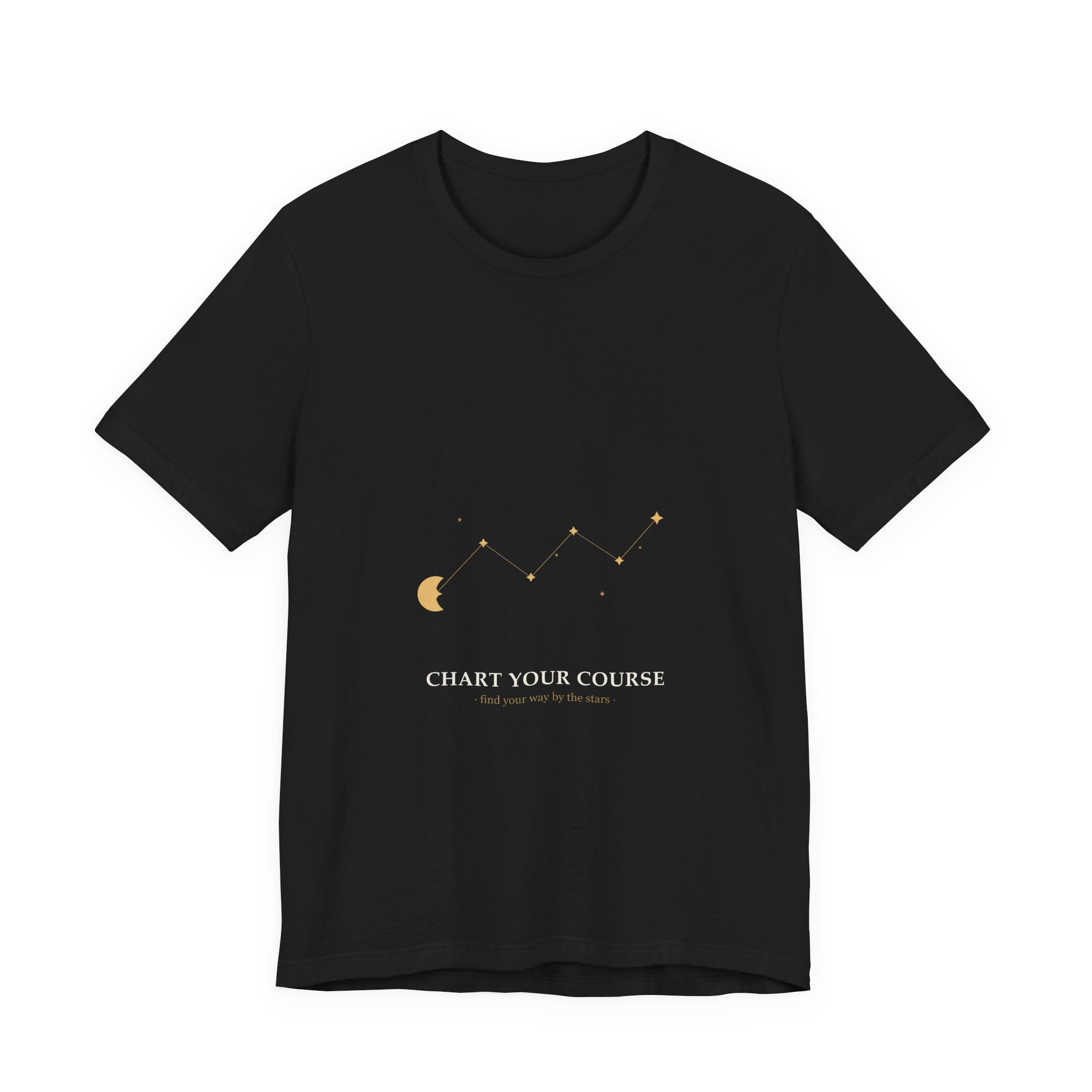 Chart Your Course Tee - Celestial Compass Graphic