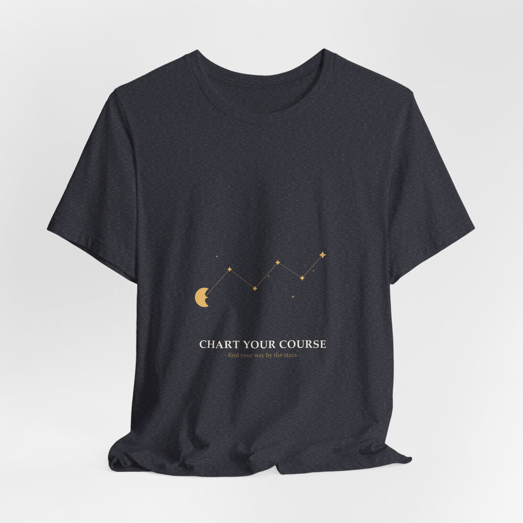 Chart Your Course Tee - Celestial Compass Graphic