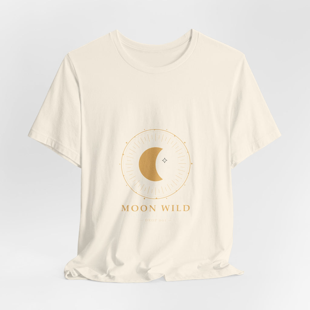 Nightfall Emblem Tee — Celestial Crescent Crest