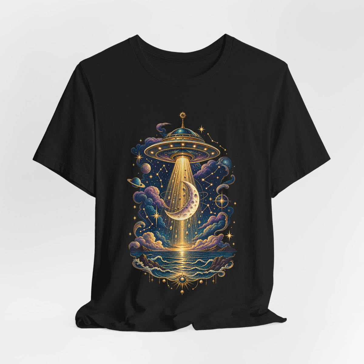 Abduction of the Moon Tee - Cosmic Folio | Moon Wild