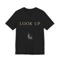 Look Up Tee — Celestial Serif | Moon Wild