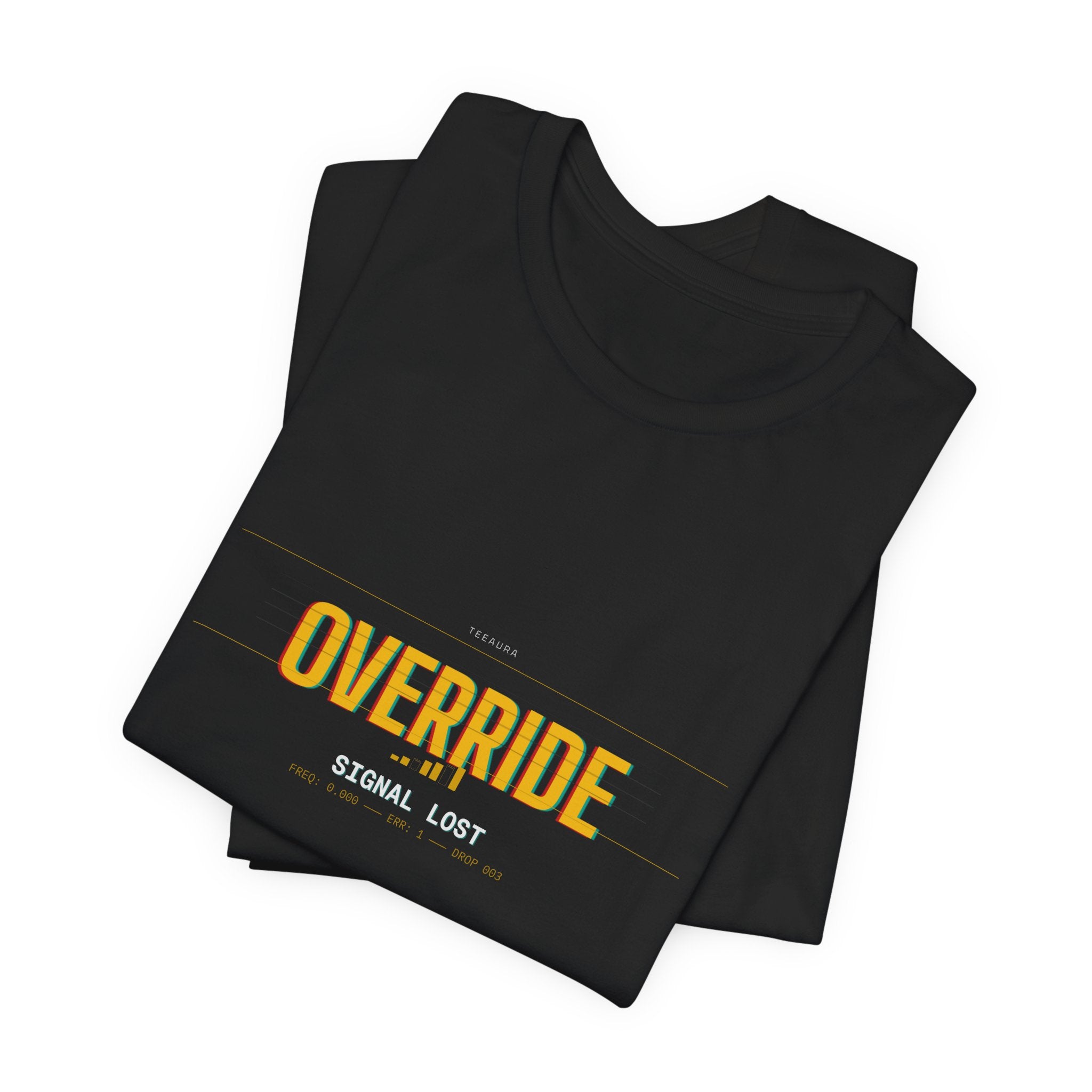Override Tee — Minimal Text | Moon Wild