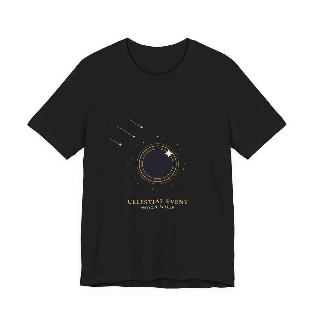 Celestial Event Tee - Eclipse Moon & Meteor Graphic