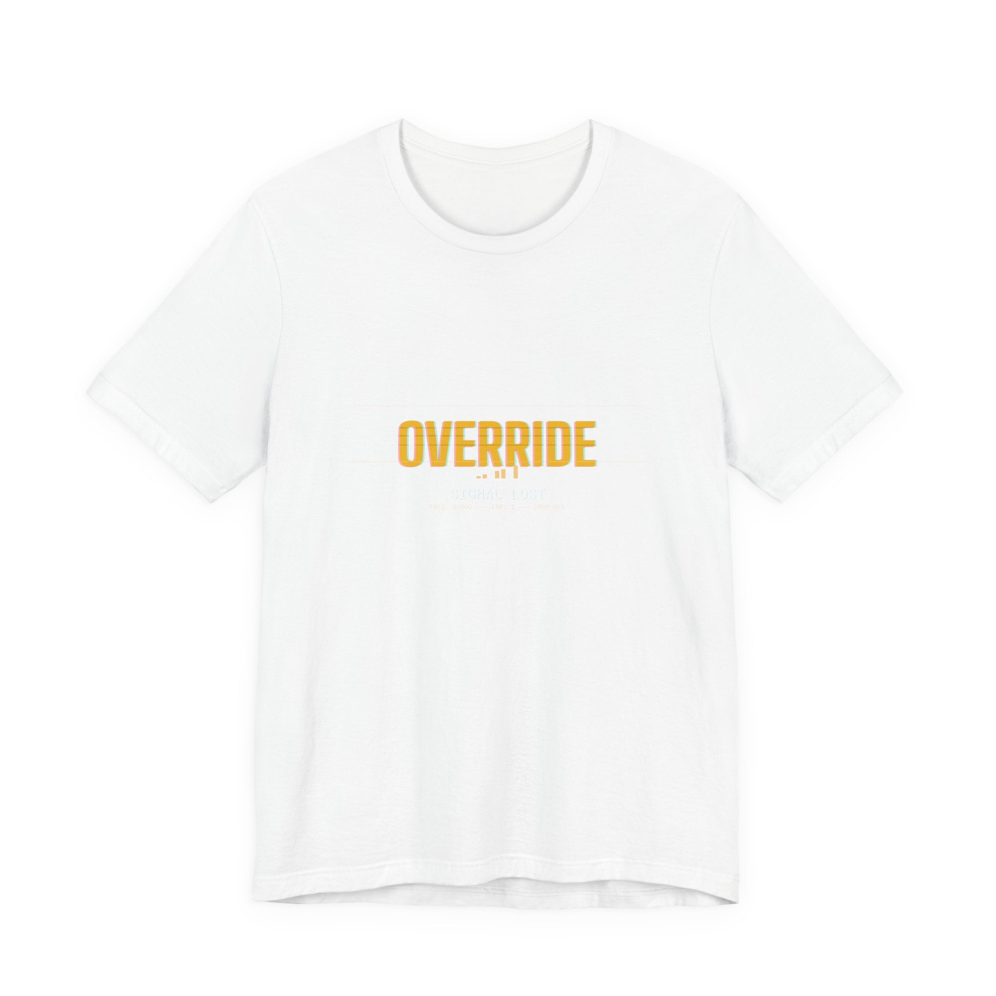 Override Tee — Minimal Text | Moon Wild