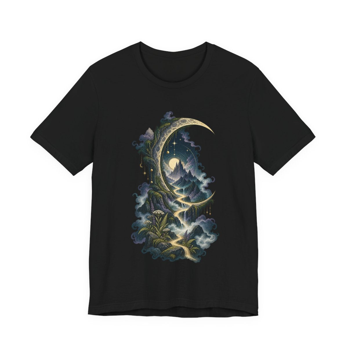 Moon Passage Tee - Misty Lunar Path | Moon Wild