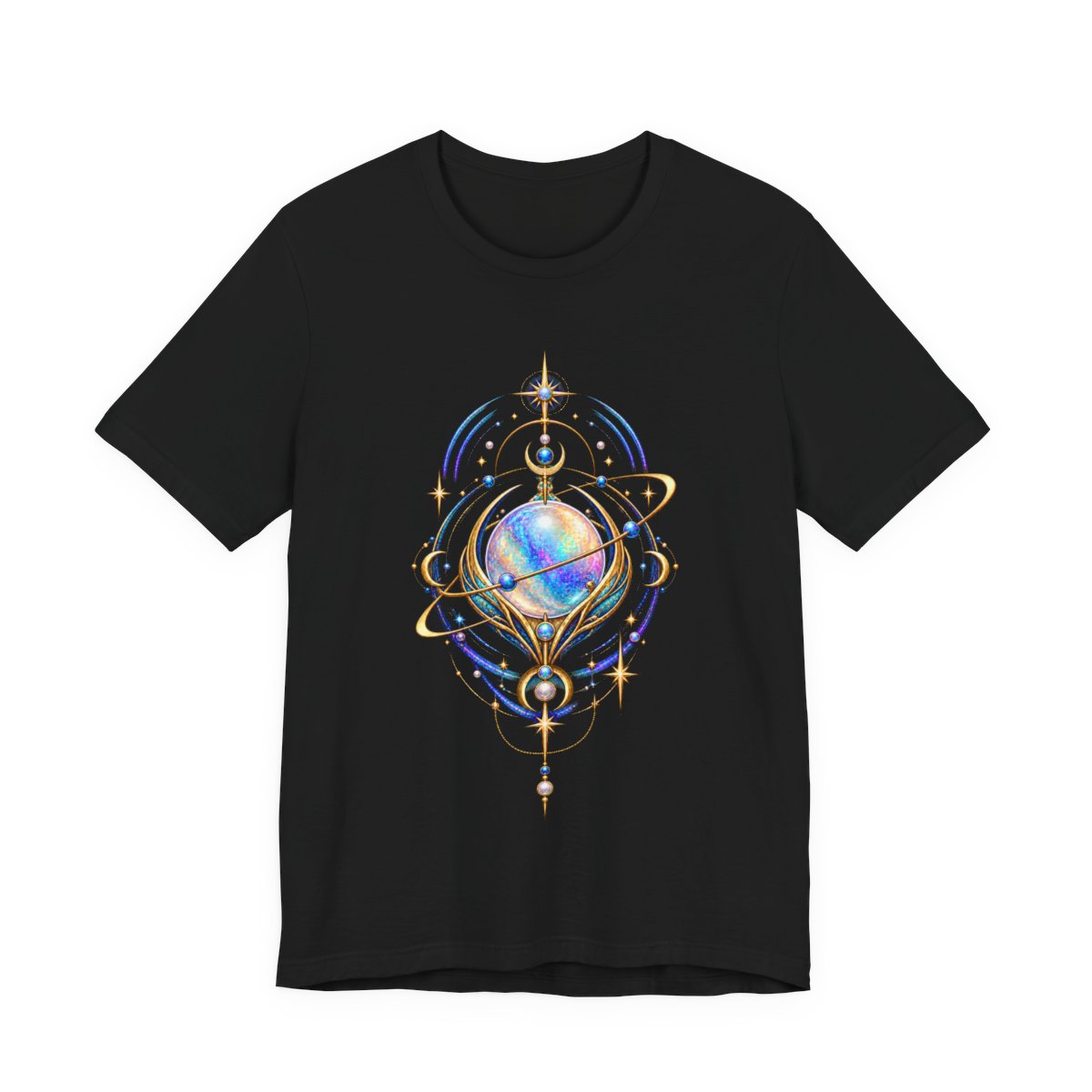 Opaline Orbit Tee - Iridescent Cosmic Relic | Moon Wild